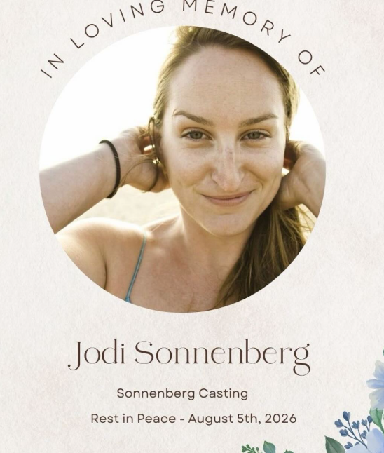 Jodi Sonnenberg Los Angeles CA Death Obituary - Casting Director at Sonnenberg Has Died